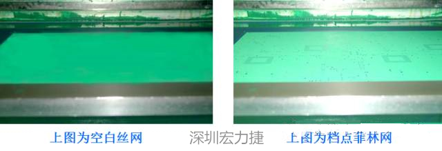 熱風(fēng)整平后導(dǎo)通孔邊緣起泡掉油，采用此工藝方法生產(chǎn)控制比較困難，須工藝工程人員采用特殊的流程及參數(shù)才能確保塞孔質(zhì)量。